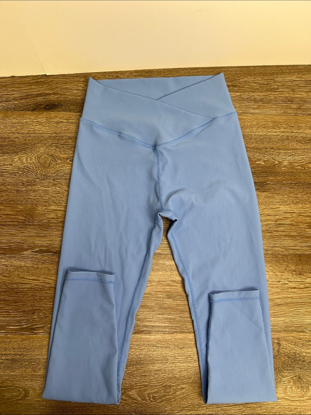 WILO The Label Base Ribbed 7/8 Leggings Blue Size Large